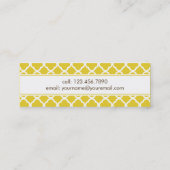 Ultra Modern Skinny Calling Card Contactkaartje (Achterkant)