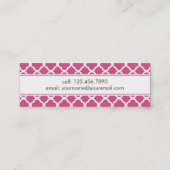 Ultra Modern Skinny Calling Card Contactkaartje (Achterkant)