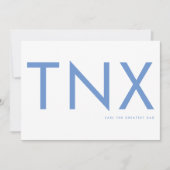 Ultra Modern Vold Baby Blue Dank je Vaderdag (Voorkant)