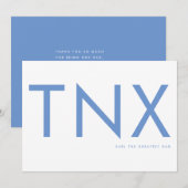 Ultra Modern Vold Baby Blue Dank je Vaderdag (Voorkant / Achterkant)