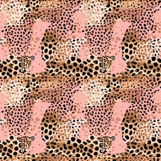 Ultra modern watercolor leopard skin fleece custom