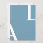 Ultra moderne lay-out Elegant Script bruiloft Kaart (Achterkant)