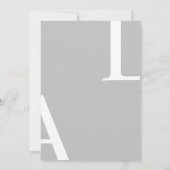 Ultra moderne lay-out Elegant Script bruiloft Kaart (Achterkant)