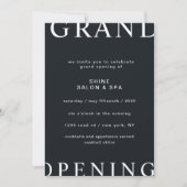 Ultra moderne lay-out Elegant Script Grand opening Kaart (Voorkant)