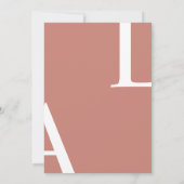 Ultra Moderne Lay-out Elegante Script Bruiloft Kaart (Achterkant)