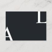 ultra moderne lay-out receptie enclosure kaart (Achterkant)