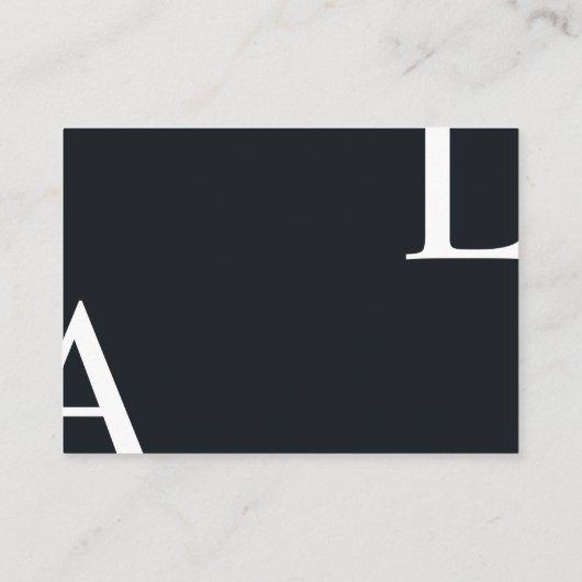 ultra moderne lay-out receptie enclosure kaart (Achterkant)