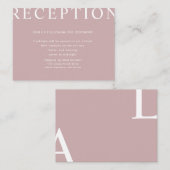 ultra moderne lay-out receptie enclosures kaart (Voorkant / Achterkant)