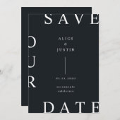 Ultra Moderne lay-out Sla de datum op Kaart (Voorkant / Achterkant)