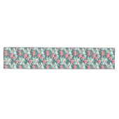 Ultra moderne magenta groene preppy kerstloper medium tafelloper (Horizontaal)