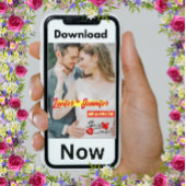 Ultra moderne naamfoto personaliseer verticaal save the date