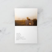 Ultra moderne vet grote TNX eenvoudig Bedankkaart (Binnen)