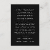 Ultra Moderne Vette Namen Grote Eenvoudige Bruilof Informatiekaartje (Voorkant)