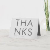 Ultra Moderne Vold Grey Name Simple Vaderdag Kaart (Voorkant)