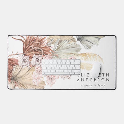 Ultra Premium Pampas Interieur Designer Groot Bureaumat (Keyboard & Muis)