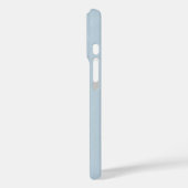 Ultra Premium Poederblauw & Geborsteld Goud Minima Case-Mate iPhone Case (Achterkant / Links)