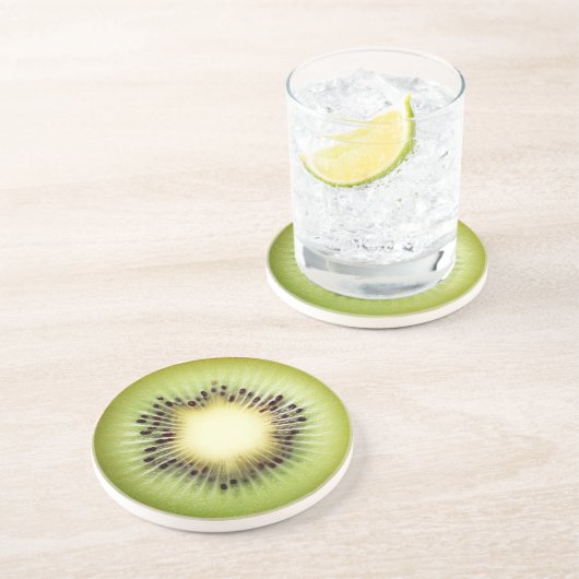 Ultra Realisme Kiwi Stone Drank Coaster Zandsteen Onderzetter (Zijkant)