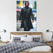 Ultra Realistic illustration of Keanu Reeves Canvas Afdruk (Insitu (Slaapkamer))