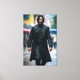 Ultra Realistic illustration of Keanu Reeves Canvas Afdruk