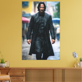 Ultra Realistic illustration of Keanu Reeves Canvas Afdruk (Insitu (Woonkamer))