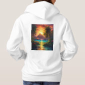 Ultra Realistic Polynesian Fantasy Painting Hoodie (Achterkant)