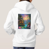Ultra Realistic Tropical Fantasy Art Hoodie (Achterkant)