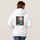 Ultra Realistic Tropical Fantasy Art Hoodie (Achterkant volledig)