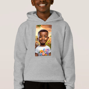Ultra-realistische baby Jamie Foxx-cartoon met gro