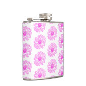 Ultra-roze Daisy Flower Print, Hippie Floral Heupfles (Rechts)