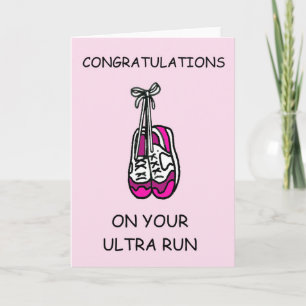 Ultra Run - Gefeliciteerd voor haar Kaart
