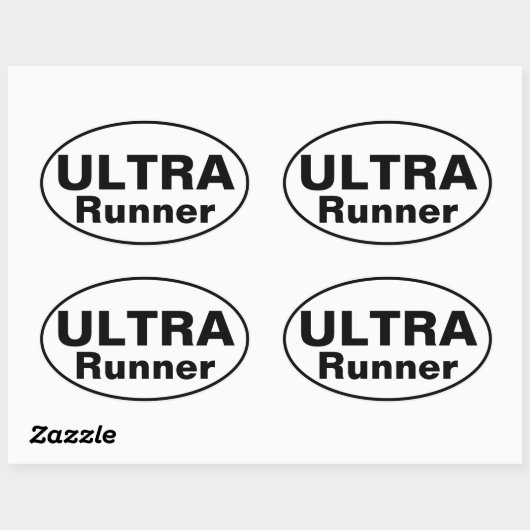 Ultra Runner Ovale Sticker (Vel)