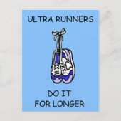 Ultra Runners doen het langer Briefkaart (Voorkant)