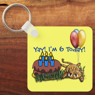 Ultra Schattig  6 Jaar Oude Luipaard Sleutelhanger