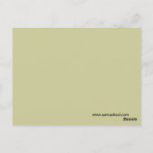 Ultra Schattige Anime Luipaard Kitty Briefkaart (Achterkant)