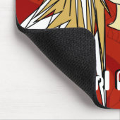 Ultra Schattige Meisje Power Anime Meisje Wild Lan Muismat (Hoek)