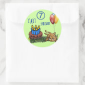 Ultra Schattigee 7 jaar oude luipaard Stickers (Tas)