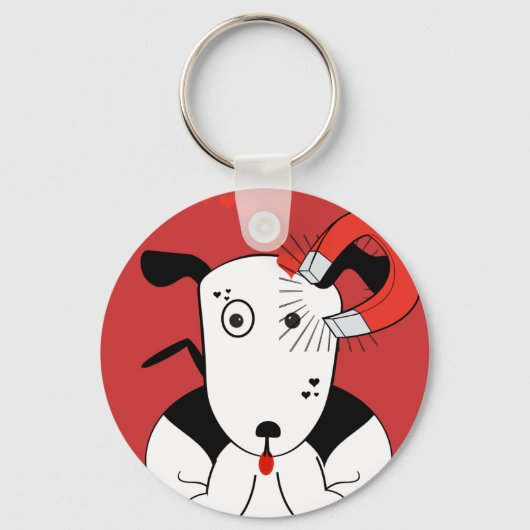 Ultra Schattigee Kawaii Puppy Sleutelhanger (Voorkant)