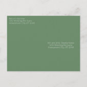 Ultra Schattigee Safari Leopard verjaardagsuitnodi Uitnodiging Briefkaart (Achterkant)