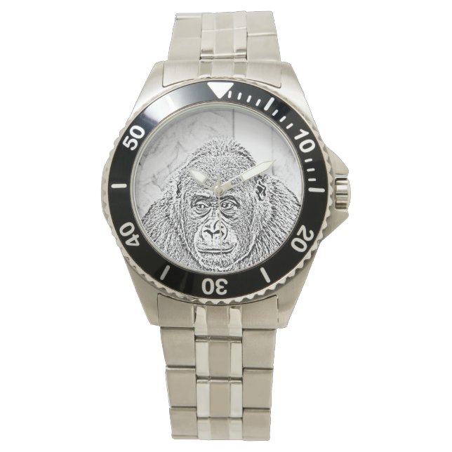 ultra-sketch gorilla horloge (Voorkant)