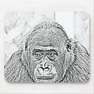 ultra-sketch gorilla muismat