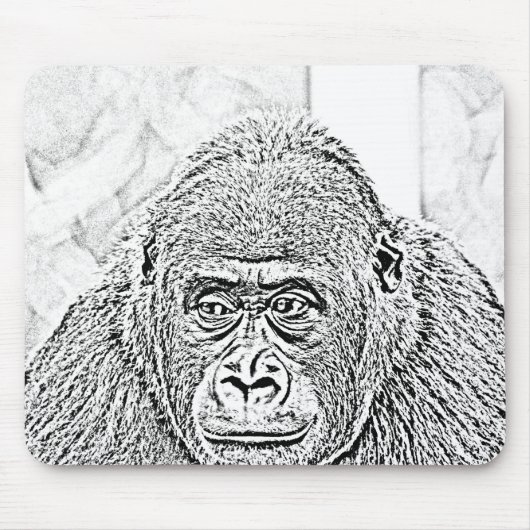 ultra-sketch gorilla muismat (Voorkant)