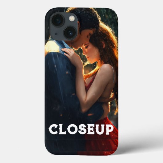 Ultra-Slim Schokbestendige iPhone Case Luxe leer (Achterkant)