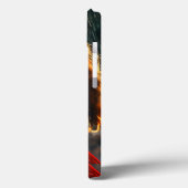 Ultra-Slim Schokbestendige iPhone Case Luxe leer (Achterkant / Links)
