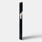 Ultra-Slim Schokbestendige iPhone Case Luxe leer (Achterkant / Rechts)