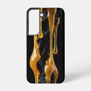 Ultra Smalle Gouden Honing Lava Druppel Samsung Galaxy Hoesje