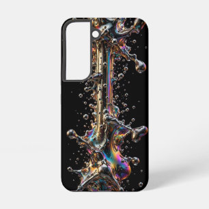 Ultra smalle vloeibare chroomexplosie samsung galaxy hoesje