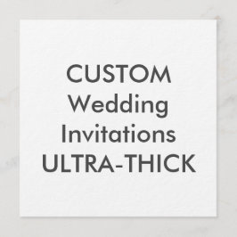 ULTRA-THICK 360 lb 5,25-inch Square Wedding Invita Kaart