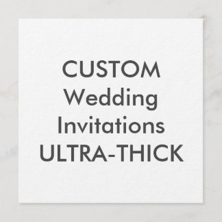 ULTRA-THICK 360 lb 5,25-inch Square Wedding Invita Kaart