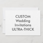 ULTRA-THICK 360 lb 7 x 5-inch weddenschappen Kaart (Voorkant)
