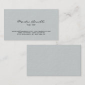 Ultra-Thick Grey Trendy Visitekaartje (Voorkant / Achterkant)